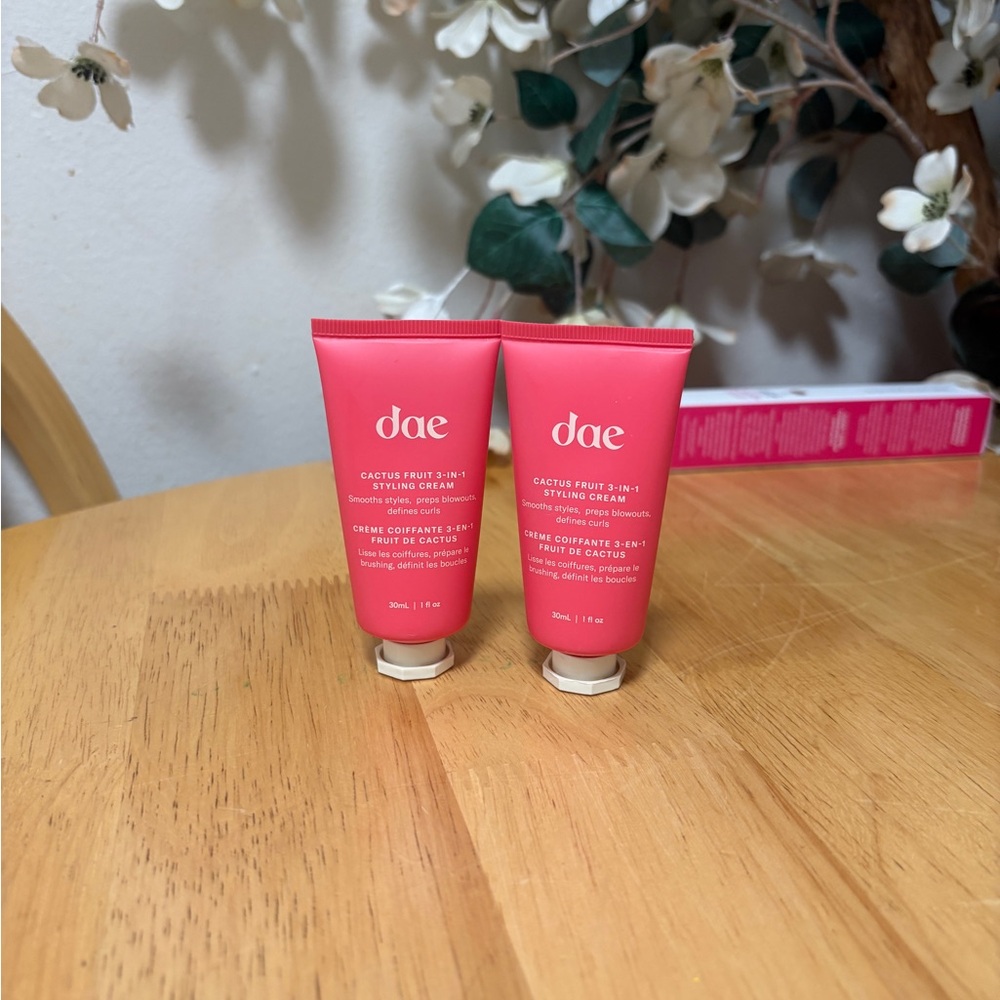 Dae Cactus Fruit 3-in-1 Styling Cream Bundle Of 2, Travel Size 30ml/1 Oz Sealed